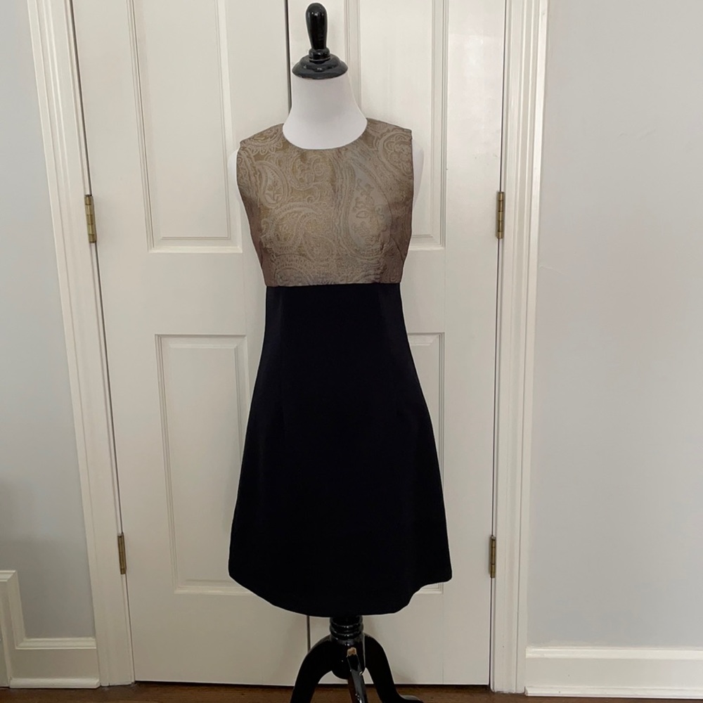 Traffic People black and gold dress
